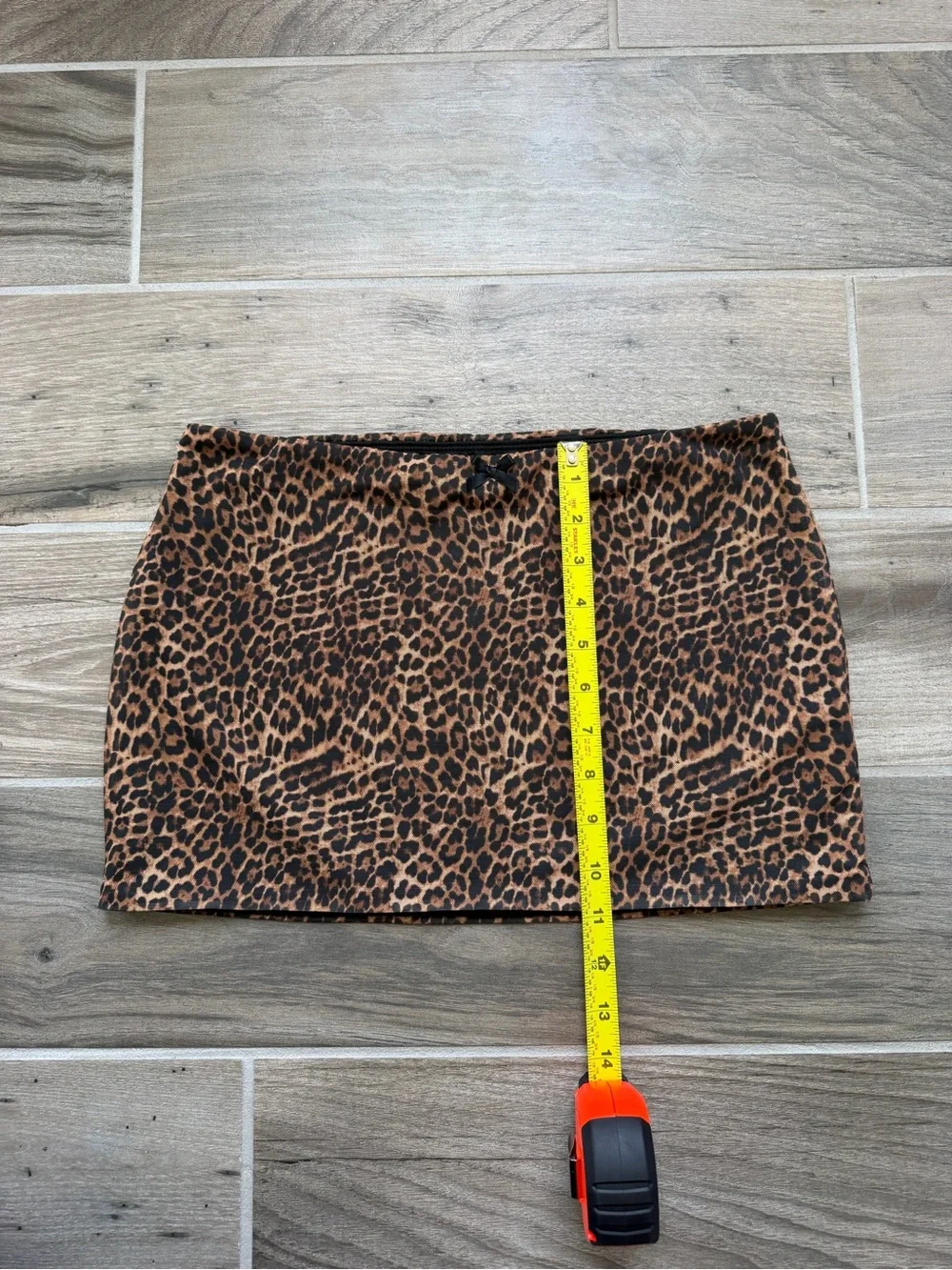 Edikted leopard print mini skirt NWT size M